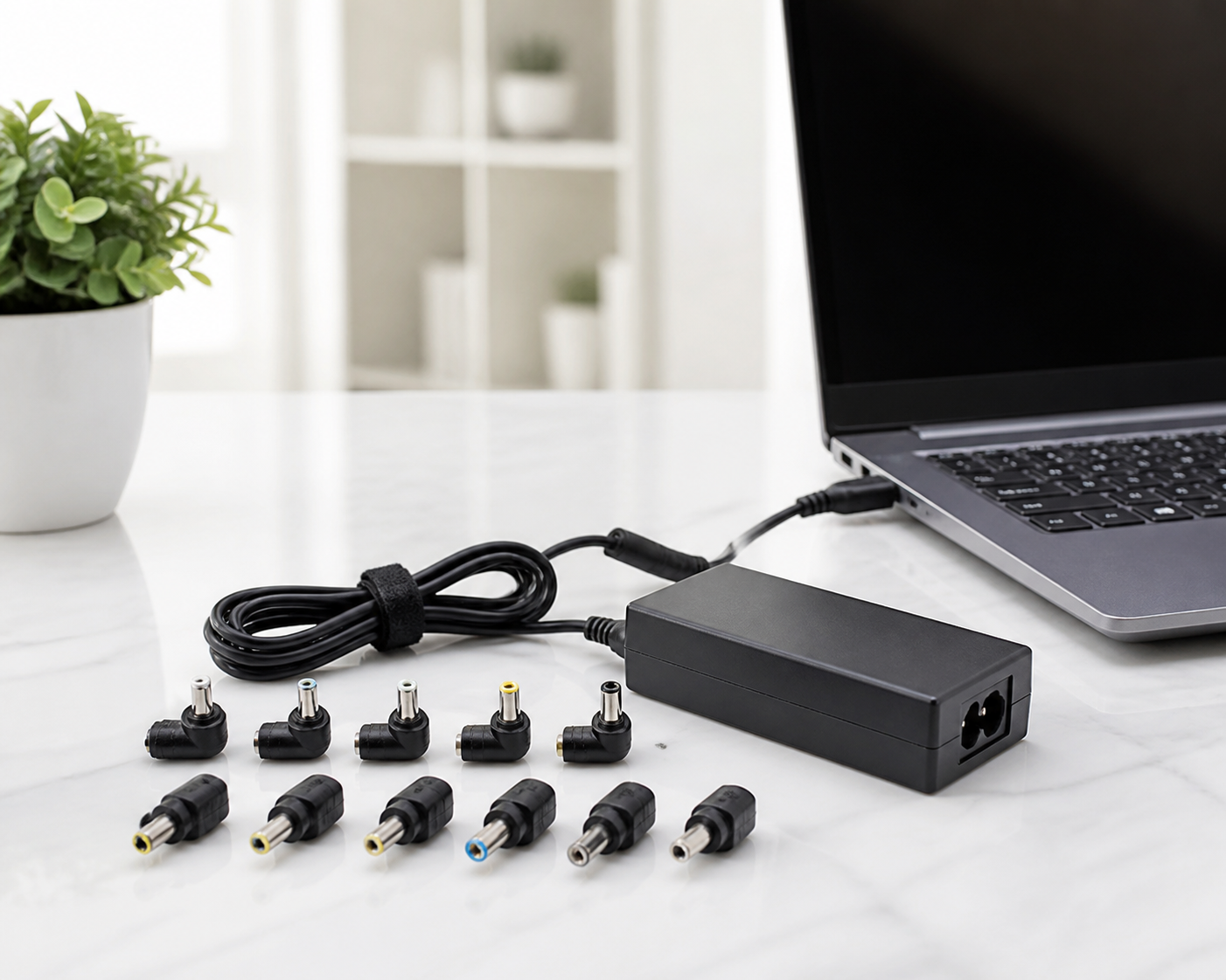 FlexCharge laptop charger tip set