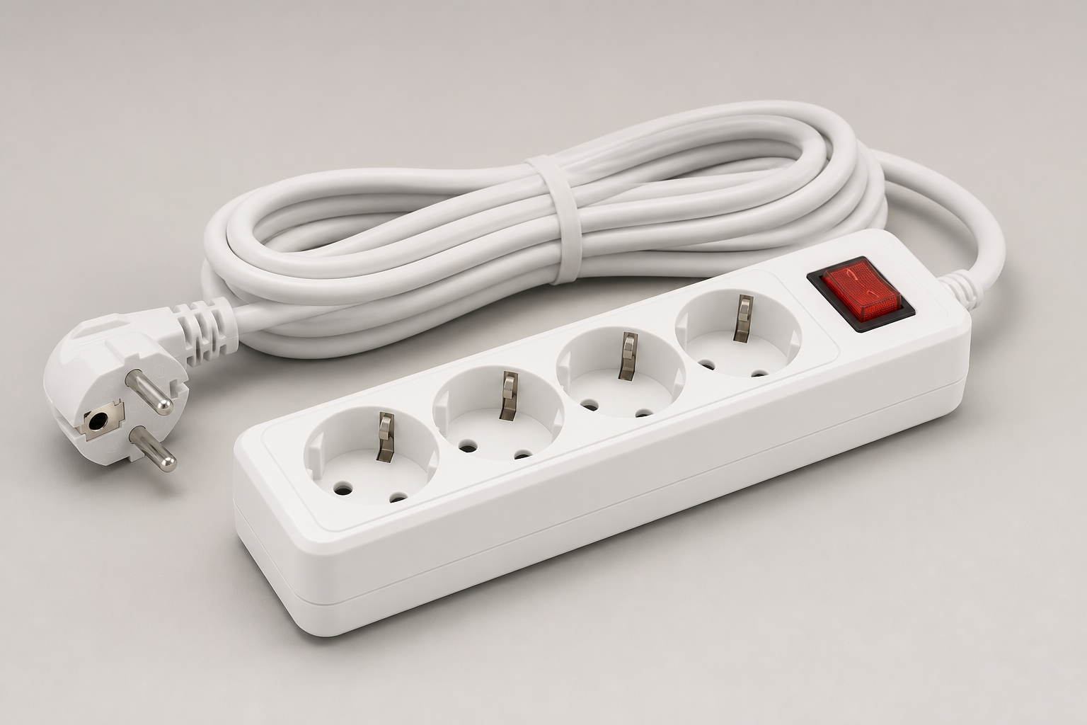 HomeSafe 4-Socket Extension Cord — 3m